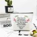 Personalized Inspirational Makeup Bag - Braver, Stronger, Beautiful and Loved Gifts for Women - Perfect for Teachers, Nurses, Coworkers - Ideal for Birthdays, Friendships, Christmas and Thank You gestures - Buy Online on GoSupps.com