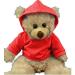 Red Hoodie Tee Teddy Bear Clothes Fits Most 14"-18" Build-a-Bear and Make Your Own Stuffed Animals