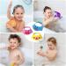 Adjustable Baby Bathing Cap 3Pcs Set | Shower Protection Visor Shield for Toddler Kids | Cute Cartoon Design - Buy Online on GoSupps.com