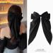 2Pcs Silky Satin Hair Bows Big Hair Bows for Women Hair Ribons Oversized Long Tail White Hair Bow Black Hair Bow Large Hair Ribbon Barrettes Metal Clips Bowknot Aesthetic Hair Accessories - Buy Online on GoSupps.com