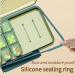 Buy Large Capacity Weekly Pill Organizer - 3/4 Times a Day 28 Cells - Ideal for Vitamins & Supplements - Translucent Green - Buy Online on GoSupps.com