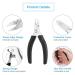 URAQT Professional Toenail Clippers for Thick Toenails & Fingernails - Stainless Steel Non-Slip Handle - Black - Buy Online on GoSupps.com