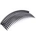 12 Pcs Black Plastic Side Hair Combs for Women and Girls - DIY Hair Accessories with 24 Teeth - Buy Online on GoSupps.com