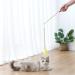 MUEEAD 3 Pcs Cat Teaser Wand With 5Pcs Long Tube Spring Cat Fur Ball Toy Cat Teaser Interactive Toy Feather Teaser Stick Fluffy Furball Teaser Stick Pet Toys - Buy Online on GoSupps.com