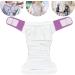 Adult Pocket Nappy Reusable Cloth Diaper for Elderly Incontinence Care - Purple - Buy Online on GoSupps.com