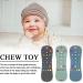 Black Silicone Teething Sticks Set for Babies - Remote Control Shape Teething Toys - Buy Online on GoSupps.com