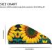 Rainbow Sunflower Coral Velvet Dry Hair Cap with Buttons - Anti Frizz for Curly Long & Thick Hair | International Shipping Available - Buy Online on GoSupps.com