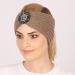 QOKLIYUI Rhinestone Knitted Headband Stylish Lightweight Durable Non-slip For Women Polyester Ear Warmer Head Warmer Breathable Dark grey - Buy Online on GoSupps.com