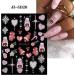 3D Embossed Christmas Nail Art Stickers Decals 5 Sheets 5D Self-Adhesive Snowflake Winter Holiday Nail Supplies Nail Art Design Decoration Accessories - Buy Online on GoSupps.com