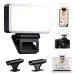 OMBAR Mini Camera Light,Bi-Color LED Video Light 3000mAh Rechargeable, CRI95+ 2600-6000K Dimmable LED Panel Light for Camera, Photo and Video Lighting, Portable Video Lighting for Video Conference