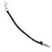 White Horse Equestrian Bungee Tie - Horse Pony Equine Ride Stable Yard Lead Rope Black One Size