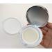 15 ml Luxury Reusable Eye Cream Container with Silver Rim - Portable Makeup Case with Sponge & Mirror for BB Cream & Foundation - Buy Online on GoSupps.com