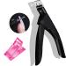 20pcs Polygel Nail Clips and Acrylic Nail Clipper Set for Quick Nail Extension - Black and Pink - Buy Online on GoSupps.com