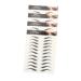 HAPINARY 4 Sheets Waterproof Eyebrow Stickers Brow False Eyebrows Cosmetics Eyebrow Transfer Stickers Artificial Eyebrow Eyebrow Tool Makeup Brow Sticker 21x14.8cm Black