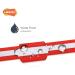 Laroo 5m Reflective Dog Drag Line - Waterproof PVC Leash for Small & Large Dogs | Ideal for Night Walks & Training - Buy Online on GoSupps.com