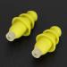 Buy Comfortable Waterproof Swimming Earplugs | Reusable Silicone Noise Reduction Ear Plugs with Storage Box for Swimming Snorkeling Showering Surfing - Yellow - Buy Online on GoSupps.com