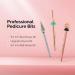 MelodySusie 5.0MM Ball Shape Pedicure Bit - Extra Coarse 3/32 Carbide Tungsten Tool for Callus Removal & Nail Preparation | Beginners Rose Gold Series Bit-S - Buy Online on GoSupps.com