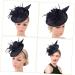 Gogogmee 1pc Mesh Headband Women Headdress Veil Hair Band Female Party Headdress Women Headwear Flower Hair Band Feather Hair Band Hair Band with Veil Party Hair Accessory Female Headband One Size Black - Buy Online on GoSupps.com