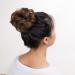 SEGO Hair Extensions - Realistic Ash Brown Wavy Tie Updo Bun | 30g Quality Hair Enhancements - Buy Online on GoSupps.com