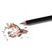 Eye Embrace Cool Helen Classic: Light Gray Wooden Eyebrow Pencil   Waterproof  Double-Ended Pencil with Sharpener & Spoolie Brush  Cruelty-Free
