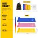 Non-Latex Resistance Bands Set - 5.9ft, 3 Different Strengths - Physical Therapy, Strength Training, Yoga, Pilates - Home Workout Bands (Yellow/Pink/Blue) - Buy Online on GoSupps.com