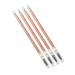 Eyebrow Pencil DoubleSided Waterproof 4 Pieces LongLasting Eyebrow Makeup Pencil Moderate Hardness Spiral Brush Head Beech Pen Handle for Daily Travel (Coffee)