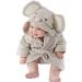 Meihuida Girls Boys Baby & Fleece Bathrobe Robe Super Soft Fleece Bathrobe (6-12 Months Mouse)