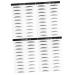 DOITOOL 4 Sheets Pairs Eyebrow Makeup Brow Tatoo Artificial Eyebrow Patch Eyebrow Stickers Hair 6d