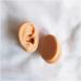 Silicone Ear Model for Acupuncture - Life Size Artificial Ear Model - Simulation Silicone Ear Model for Ear Picking Practice Studs Earring Display Props