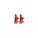 Ear Gear Original Cordless Eyeglasses Protect Hearing Aids or Hearing Amplifiers from Dirt Sweat Moisture Wind Fits Hearing Instruments 1.25 to 2 Orange/Red