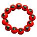 VSILAY LIANXUE Halloween-wood pearl bracelet horror-party-brilliant for women and girls fashionable pumpkin spider web pearls wrist jewelry