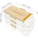 PRETYZOOM Egg Holder Fridge Egg Storage Box Eggs Refrigerator Fridge Kitchen Egg Holder Egg Holes Trays Portable Egg Carton - Buy Online on GoSupps.com