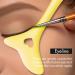 Silicone Aid Stencils Wing Tips Reusable Silicone Tool Mascara Drawing Aid Makeup Tool Applicator Tool (turmeric) - Buy Online on GoSupps.com