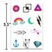Mini Tattoos Temporary Set - 1000+ Realistic Tiny Designs for Women, Girls, Kids, and Adults | Stars, Hearts, Symbols, Butterflies, Flowers - Buy Online on GoSupps.com