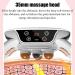 Rkxkj Abdominal Massage Device - Smart Touchscreen 3 Strength Levels Bian Stone Red Light Hot Compress for Abdominal Muscle Relief - International Shipping - Buy Online on GoSupps.com