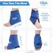 Hilph K hlpads Ankle Cooling Belt - Cold Therapy Bandage for Ankle Pain Rheumatism & Chemotherapy Relief - Blue - Buy Online on GoSupps.com