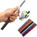 Lixada 1.4M Pocket Foldable Fishing Rod & Reel Combo - Mini Telescopic Fishing Kit - Spinning Reel Combo - Ideal for Travel & Outdoor Fishing - Buy Online on GoSupps.com
