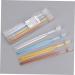 Buy HOMSFOU 8pcs Small Head Travel Toothbrush Set - Perfect for International Shipping - Buy Online on GoSupps.com