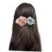 DOITOOL Flower Hairpin Flower Hair Clips for Women Teasing Combs for Women Barrettes for Women Bridal Hair Clip Women Hair Comb Tiara Women Headdress Miss Hair Dryer Lady