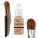 Glamza Phoera Matte Cream Foundation Set with 104 Buff Beige Shade & Makeup Brush - Full Coverage Concealer with 24hr Oil Control - 30ml - Buy Online on GoSupps.com