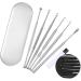 FOMIYES Stainless Steel Ear Spoon Set - Portable Ear Wax Removal Tools | Practical Ear Cleaning Kit | International Shipping Available - Buy Online on GoSupps.com