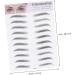 FRCOLOR 4 Pcs 3d Eyebrow Stickers Women s Suits Eyebrow Shaping Stickers Woman Water Proof Makeup Tools - Buy Online on GoSupps.com