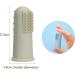 Baby Finger Toothbrush Food Grade Silicone Tooth Cleaner 0-2 Years Infant Toddler Soft Silicone Training Aid BPA Free 2 Pack (Clay+Dark Grey) - Buy Online on GoSupps.com