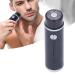 Mini Electric Razor USB Rechargeable Portable Electric Shaver With Double Ring Razor Net 400mah Built-in Lithium Ion Battery Electric Shavers For Men(black)
