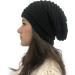 Women's Lightweight Winter Beanie Hat | Cozy Chunky Knit with Pom Pom Visor | Black - Buy Online on GoSupps.com