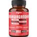 Ashwagandha Extract Capsules 8050mg - 7 Herbs Combined Fenugreek Maca Turmeric Rhodiola Ginger & Black Pepper - 90 Caps for 3 Months - Natural Sleep Adrenal Immune & Energy Supports Supplement