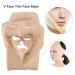 Breathable Face Lifting Slimming Belt | Elastic Anti-Aging V Shape Line Chin Cheek Lift Up Band | Double Chin Reducer for Wrinkles Sagging | Full Coverage Bandage for a Defined Jawline (M) - Buy Online on GoSupps.com