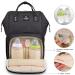 Buy Pipi Bear Diaper Backpack - Waterproof Black Baby Nappy Bag | Large Capacity Mommy Organizer - Buy Online on GoSupps.com