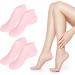 2Pairs Silicone Pedicure Socks Moisturizing Socks for Women Three Colors Silicone Socks for Dry Cracked Feet Women Kit for Dry Cracked Feet Foot Spa Foot Care for Women Cracked Heels - Buy Online on GoSupps.com