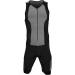 Kona II Men's Sleeveless Triathlon Suit with Storage Pocket - Small Charcoal/Black - Buy Online on GoSupps.com